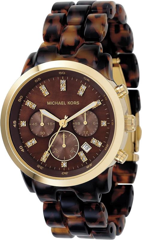 michael kors tortoise watch mk5216|Michael Kors Tortoise Acrylic Brown Dial Ladies Watch MK5216.